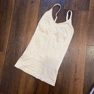 NEW FLEXEES MAIDENFORM SHAPEWEAR CAMI TANK TOP SZ L